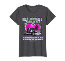 Ladda upp bild till gallerivisning, Funny shirts V-neck Tank top Hoodie sweatshirt usa uk au ca gifts for My Heart Belongs To A Trucker Wife Tshirt 3365720