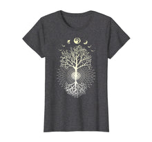 Ladda upp bild till gallerivisning, Phases Of The Moon Tree Shirt