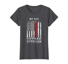 Ladda upp bild till gallerivisning, Funny shirts V-neck Tank top Hoodie sweatshirt usa uk au ca gifts for Distressed American Flag My Dad Is A Vietnam Veteran Tee 4239330