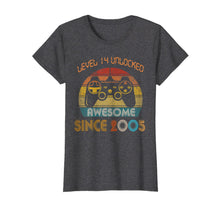 Ladda upp bild till gallerivisning, Level 14 Unlocked Awesome Since 2005-14th Birthday Gamer T-Shirt 84089