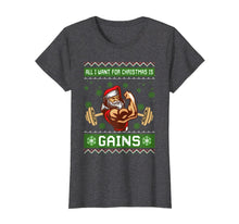 Ladda upp bild till gallerivisning, Funny shirts V-neck Tank top Hoodie sweatshirt usa uk au ca gifts for All I Want For Christmas Is Gains Gym Workout Ugly Xmas T-Shirt 1107549