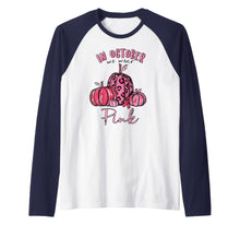 Ladda upp bild till gallerivisning, In October We Wear Pink Graphic Raglan Baseball Tee 74030