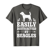 Ladda upp bild till gallerivisning, Funny shirts V-neck Tank top Hoodie sweatshirt usa uk au ca gifts for Easily Distracted By Beagles Funny Dog Lover Gifts Beagle T-Shirt 879791