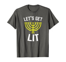 Ladda upp bild till gallerivisning, Funny shirts V-neck Tank top Hoodie sweatshirt usa uk au ca gifts for Let's Get Lit Jewish T-Shirt - Humor Funny Gift Hanukkah Tee 179352