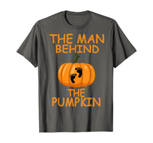 Ladda upp bild till gallerivisning, Mens Funny Halloween Pregnancy, The Man Behind The Pumpkin T-Shirt 346075