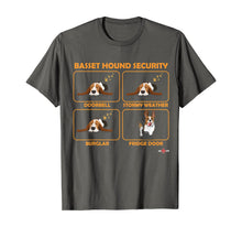 Ladda upp bild till gallerivisning, Funny Basset Hound T-shirt | Basset Hound Security 463730