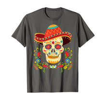 Ladda upp bild till gallerivisning, Day Of The Dead Skull Gifts Funny Cinco De Mayo Men Women T-Shirt 792003