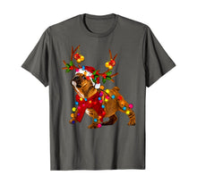 Ladda upp bild till gallerivisning, Funny shirts V-neck Tank top Hoodie sweatshirt usa uk au ca gifts for Santa bulldog gorgeous reindeer Light Christmas T-Shirt 270339