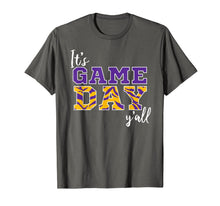 Ladda upp bild till gallerivisning, It's Game Day Ya'll Tiger Purple & Gold Tshirt 95557