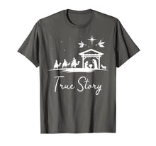 Ladda upp bild till gallerivisning, Funny shirts V-neck Tank top Hoodie sweatshirt usa uk au ca gifts for Christmas Nativity Shirt True Story Nativity Scene Gifts T-Shirt 934574