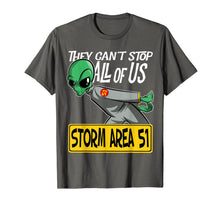 Ladda upp bild till gallerivisning, Storm Area 51 They Can't Stop All of Us Running Alien T-Shirt 113486