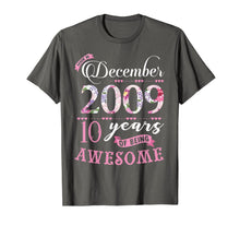 Ladda upp bild till gallerivisning, Birthday Gifts Floral Tee for Girls Born in December 2009 T-Shirt 1469641