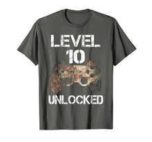 Ladda upp bild till gallerivisning, Level 10 Unlocked Boys 10th Birthday 10 Year Old Gamer Gift T-Shirt 462617
