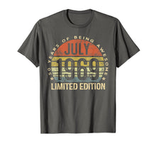 Ladda upp bild till gallerivisning, Born July 1969 Limited Edition Bday Gifts 50th Birthday T-Shirt 52845