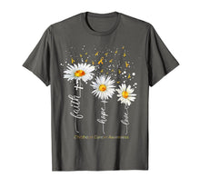 Ladda upp bild till gallerivisning, Faith Hope Love Childhood Cancer Awareness White Sunflowers 286071