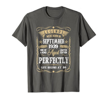 Ladda upp bild till gallerivisning, September 1939 80th Birthday Gift 80 Year Old Men Women T-Shirt 138436