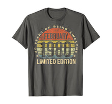 Ladda upp bild till gallerivisning, Born February 1980 Limited Edition Bday Gifts 40th Birthday T-Shirt-538759