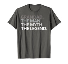 Ladda upp bild till gallerivisning, Mens GRANDAD THE MAN THE MYTH THE LEGEND Father's Day Gift Shirt 112754