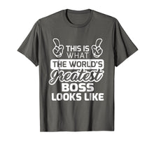 Ladda upp bild till gallerivisning, Funny shirts V-neck Tank top Hoodie sweatshirt usa uk au ca gifts for World's Greatest Boss Best Boss Ever T-Shirt 984991