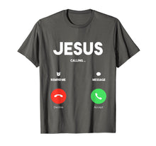 Ladda upp bild till gallerivisning, Funny shirts V-neck Tank top Hoodie sweatshirt usa uk au ca gifts for Jesus Is Calling Christian T Shirt Church Tee 4281705