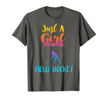 Ladda upp bild till gallerivisning, Just A Girl Who Loves Field Hockey Shirt Field Hockey Gifts 350023