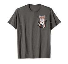 Ladda upp bild till gallerivisning, Funny shirts V-neck Tank top Hoodie sweatshirt usa uk au ca gifts for Corgi in pocket tee shirts 1218643