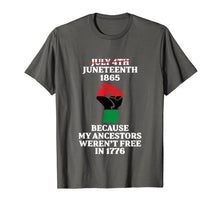 Ladda upp bild till gallerivisning, Juneteenth Ancestors Black African American Flag Pride T-Shirt 52346