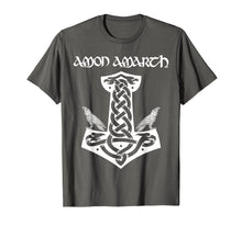 Ladda upp bild till gallerivisning, Amon Amarth: Mjolnir And Ravens Thors Hammer Vikings T Shirt