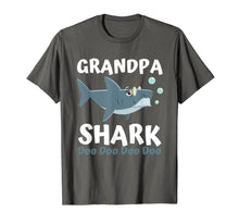 Ladda upp bild till gallerivisning, Fathers Day Gift from Wife Kids Baby Grandpa Shark Doo Doo T-Shirt 66328