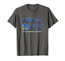 Ladda upp bild till gallerivisning, Warriors Won The West T-Shirt Oakland Basketball Fans Shirt 78340