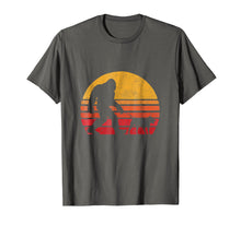 Ladda upp bild till gallerivisning, Funny shirts V-neck Tank top Hoodie sweatshirt usa uk au ca gifts for Bigfoot walking Pitbull Sunset Retro Vintage T-Shirt 1943453