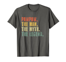 Ladda upp bild till gallerivisning, Mens Pawpaw Man Myth Legend T-Shirt For Dad Funny Father's Day Gi 63456