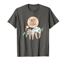 Ladda upp bild till gallerivisning, Sweet Dreams Sloth in Pajamas bed time T-shirt 2470508