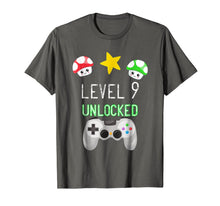 Ladda upp bild till gallerivisning, Level 9 Unlocked Gamer Shirt, Nine year old Birthday T-Shirt 520776