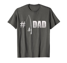 Ladda upp bild till gallerivisning, Mens #1 Dad Fishing Fisherman Father's Day Gift T Shirt 137441