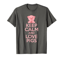 Ladda upp bild till gallerivisning, Funny shirts V-neck Tank top Hoodie sweatshirt usa uk au ca gifts for Keep Calm and Love Pigs T-Shirt 1305883