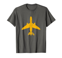 Ladda upp bild till gallerivisning, Funny shirts V-neck Tank top Hoodie sweatshirt usa uk au ca gifts for Distressed Yellow Jet Airplane Aviation Pilot Gifts Flying T-Shirt 2414578