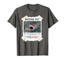 Ladda upp bild till gallerivisning, Missing Pet Cool Unique Funny Great White Shark T-Shirt 76434