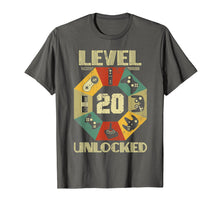 Ladda upp bild till gallerivisning, Funny shirts V-neck Tank top Hoodie sweatshirt usa uk au ca gifts for Level 20 Unlocked T Shirt Funny Video Gamer 20th Birthday 425796