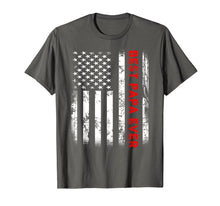 Ladda upp bild till gallerivisning, Funny shirts V-neck Tank top Hoodie sweatshirt usa uk au ca gifts for Best Papa Ever American Flag Tshirt Gifts For Dad Father 1470494