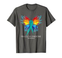 Ladda upp bild till gallerivisning, Funny shirts V-neck Tank top Hoodie sweatshirt usa uk au ca gifts for FRAGILE X SYNDROME AWARENESS Tee Shirt - butterfly T-Shirt 3498326