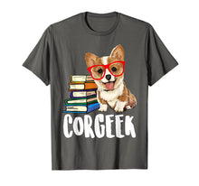 Ladda upp bild till gallerivisning, Funny shirts V-neck Tank top Hoodie sweatshirt usa uk au ca gifts for Corgeek Reading Book Tshirt Funny Corgi Dog Lover Gifts 1069697