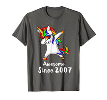 Ladda upp bild till gallerivisning, Funny shirts V-neck Tank top Hoodie sweatshirt usa uk au ca gifts for 11 Years Old 11th Birthday Unicorn Dabbing Shirt 2007 Gift 1554702