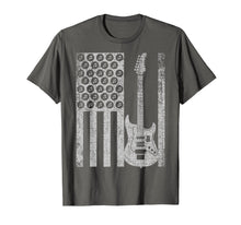Ladda upp bild till gallerivisning, Funny shirts V-neck Tank top Hoodie sweatshirt usa uk au ca gifts for Vintage Electric Bass Guitar USA American Flag T-shirt Gift 2080069