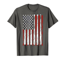 Ladda upp bild till gallerivisning, Vintage American Flag Baseball Men Boys Apparel Dad 4th July T-Shirt 110366