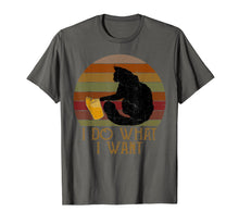 Ladda upp bild till gallerivisning, Funny shirts V-neck Tank top Hoodie sweatshirt usa uk au ca gifts for Retro Vintage I Do What I Want Cat Tshirt Cat Lover Gifts 3314860