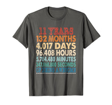 Ladda upp bild till gallerivisning, Funny shirts V-neck Tank top Hoodie sweatshirt usa uk au ca gifts for 11 Years Old 11th Bday Gifts Vintage Retro TShirt 132 Months 258750
