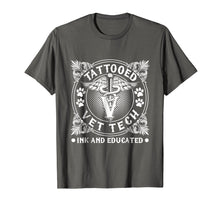 Ladda upp bild till gallerivisning, Funny shirts V-neck Tank top Hoodie sweatshirt usa uk au ca gifts for Tattooed Vet Tech Inked And Educated T-Shirt 272583