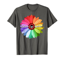 Ladda upp bild till gallerivisning, Love is love t-shirt love daisy lgbt rainbow shirt, gay 23610