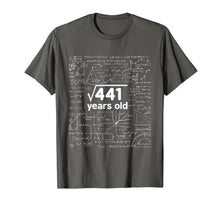 Ladda upp bild till gallerivisning, Math Square Root of 441 - 21 Years Old 21st Birthday Shirt 887171